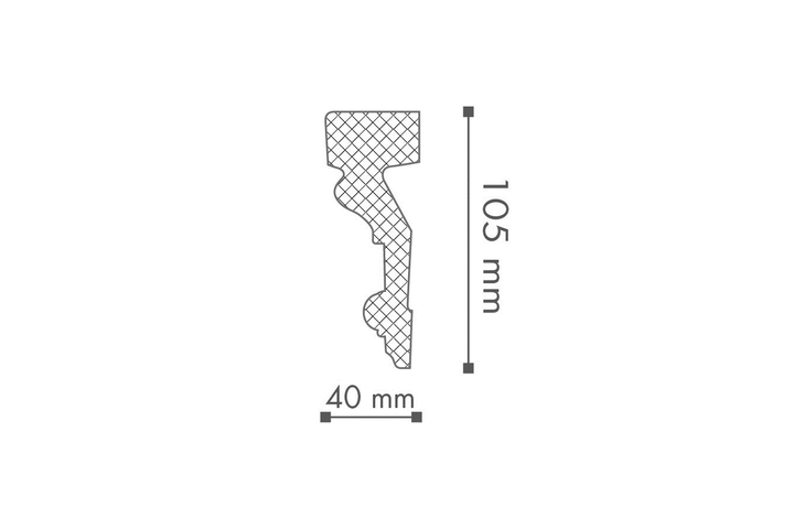 Молдинг NMC Arstyl Z1 (105x40)мм - изображение 2