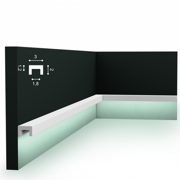 Карниз Orac Decor CX190 (20x30)мм - изображение 3