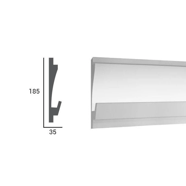 Карниз Tesori KD406 (185x35)мм - Фото 3 Карниз Tesori KD406 (185x35)мм - изображение 3