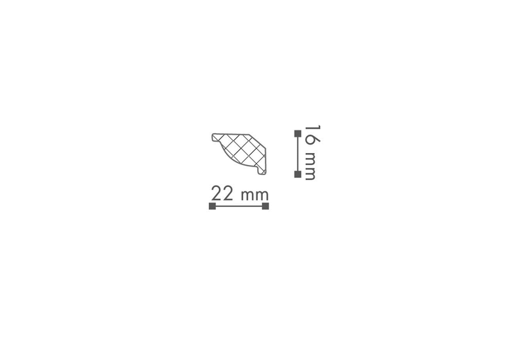 Карниз NMC Wallstyl WT7 (16x22)мм - изображение 2