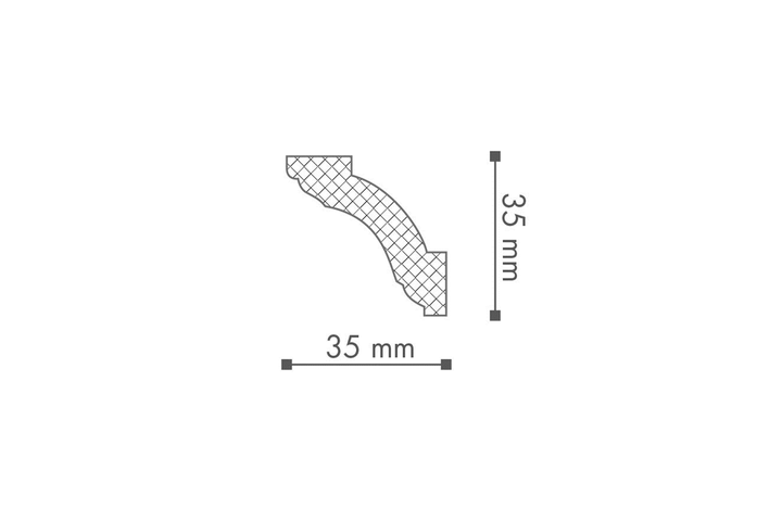 Карниз NMC Allegro AL16 (35x35)мм - изображение 2