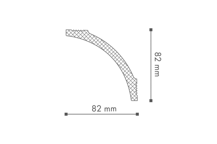 Карниз NMC Nomastyl B8 (82x82)мм - Фото 2 Карниз NMC Nomastyl B8 (82x82)мм - изображение 2