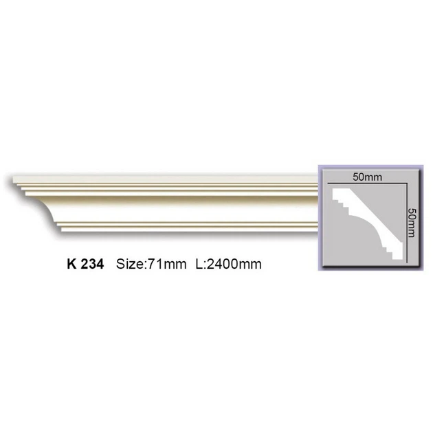 Карниз Harmony K234 (50x50)мм - Фото 1 Карниз Harmony K234 (50x50)мм - изображение 1