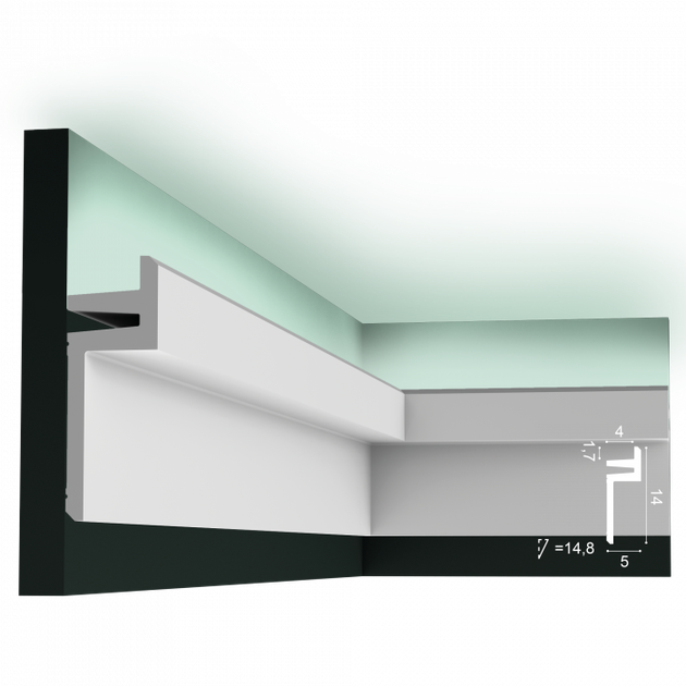 Карниз Orac Decor C382 (140x50)мм - Фото 1 Карниз Orac Decor C382 (140x50)мм - изображение 1