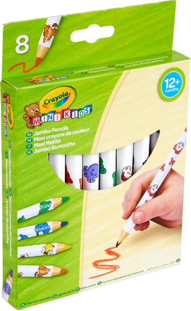 Набір кольорових олівців Crayola Mini Kids 8 шт (CR-3678) - зображення 4