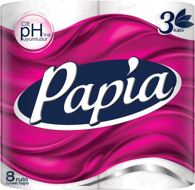 ROZETKA | Туалетная бумага Papia 3 слоя 8 рулонов (8690536010028 ...