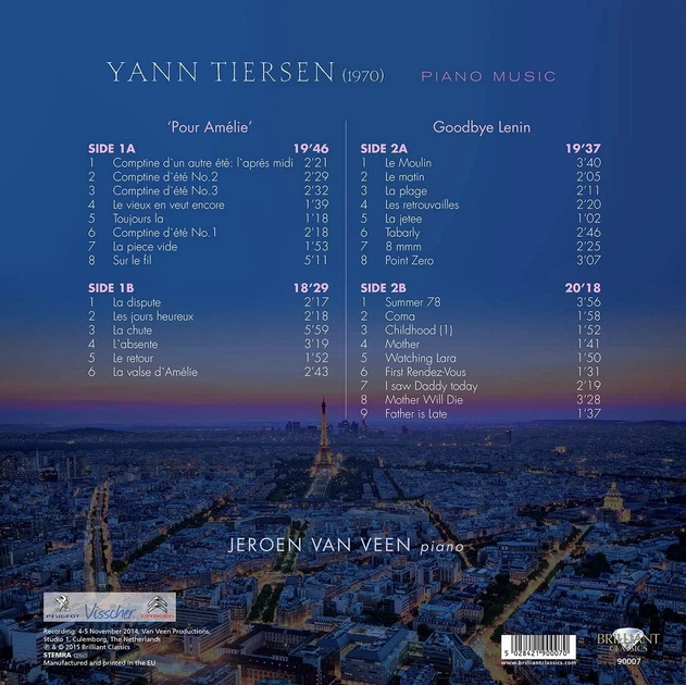 Виниловая пластинка Yann Tiersen and Jeroen van Veen - Pour Amelie
