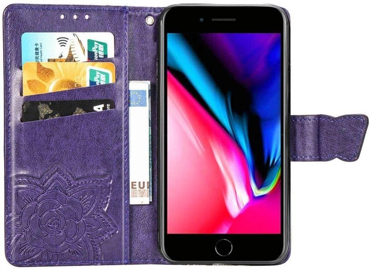 Чохол Butterfly для iPhone 6 Plus / 6s Plus Книжка шкіра PU фіолетовий Без бренду - зображення 5
