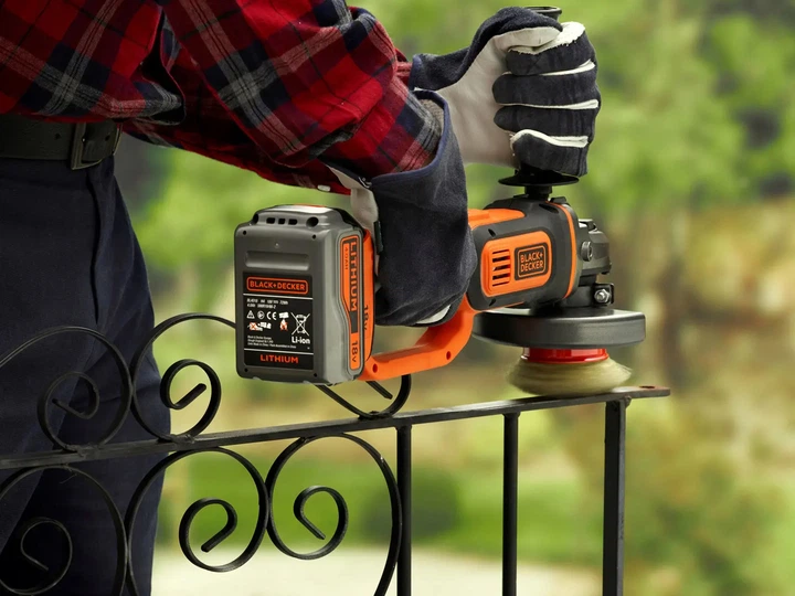 Akumulatorowa szlifierka kątowa Black+Decker BCG720N-XJ bez akumulatora i ładowarki (5035048682616) - obraz 6