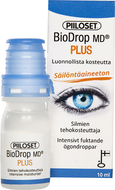 Капли для глаз Piiloset Piiloset BioDrop Plus 10 мл - зображення 1