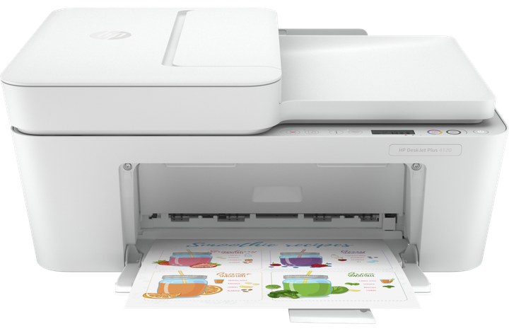 МФУ HP DeskJet Plus 4120 Wi Fi, ADF (3XV14B) - Фото 1 МФУ HP DeskJet Plus 4120 Wi Fi, ADF (3XV14B) - изображение 1