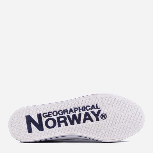 Sneakersy męskie do kostki Geographical Norway GNM21101-17 43 Białe (8445377016735) - obraz 5