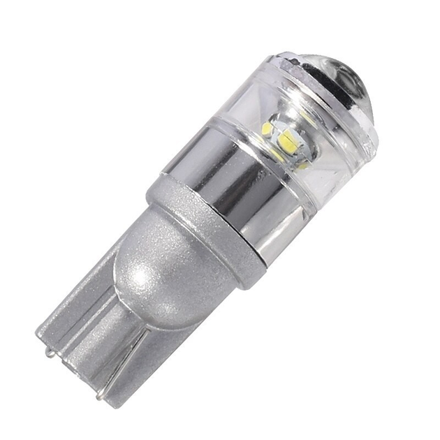 Светодиодная лампа Т10 W5W 4SMD 2835 12V с линзой и драйвером Белая ...