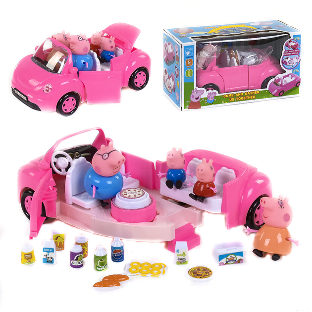 Игровой набор машинка Свинка Пеппа Peppa Pig YM11-803 – фото, отзывы ...