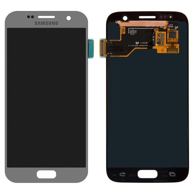 Дисплей для Samsung G930 Galaxy S7, сріблястий, із сенсорним екраном ...