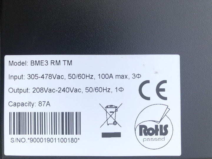 Внешний механический байпас для ИБП 6-10 кВА - MBS Rack mount – фото ...