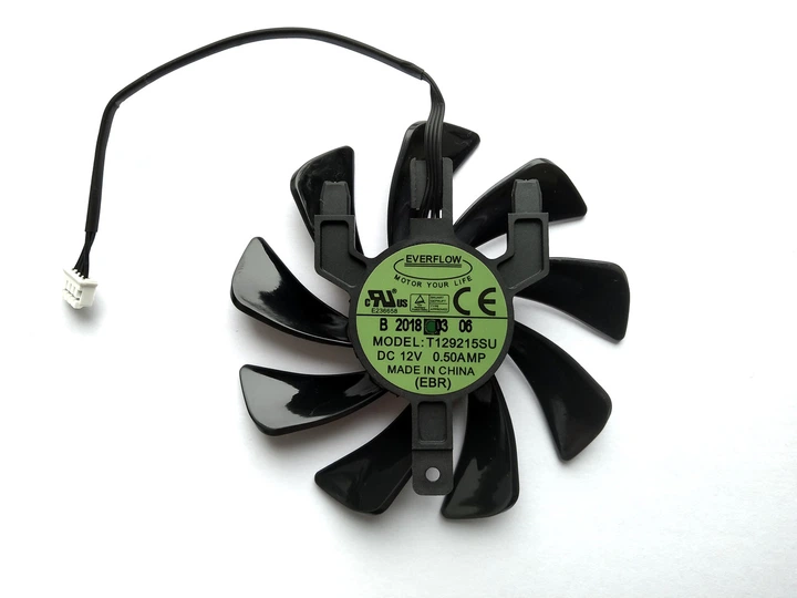 Вентилятор Everflow для видеокарты Sapphire T129215SU (T129215BU FDC10H12D9-C) (№170) - изображение 2