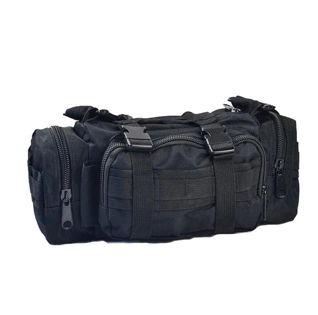 Сумка тактична Molle M-03 10л Чорна - зображення 1