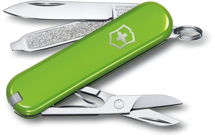 Складной нож Victorinox CLASSIC SD Colors Smashed Avocado 58мм/1сл/7функ/зел /ножн Vx06223.43G - зображення 1