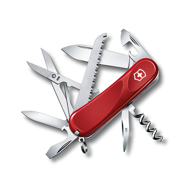 Складной нож Victorinox EVOLUTION 17 85мм/4сл/15функ/крас /штоп/ножн/пила Vx23913.E - изображение 1