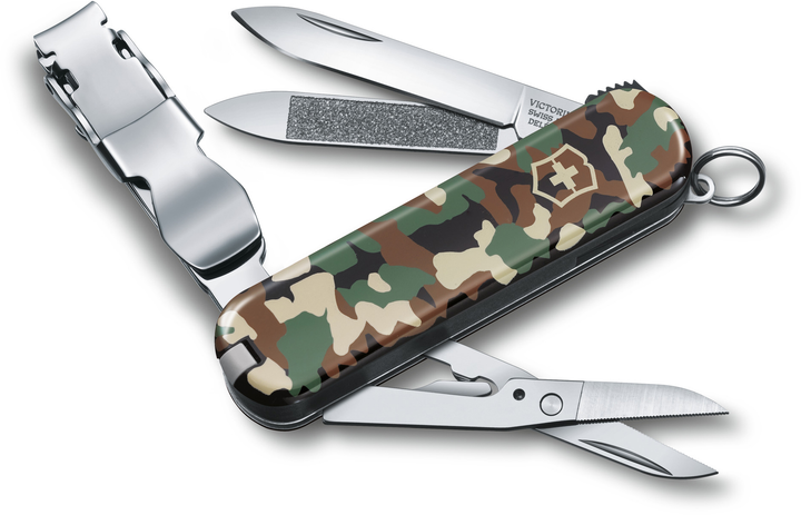 Складной нож Victorinox NAILCLIP 580 65мм/8функ/камуфляж /кус/ножн Vx06463.94 - зображення 1