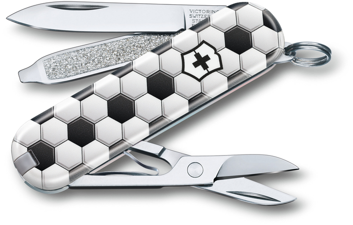 Складной нож Victorinox CLASSIC LE "World Of Soccer" 58мм/1сл/7функ/цветн/чехол /ножн Vx06223.L2007 - изображение 1
