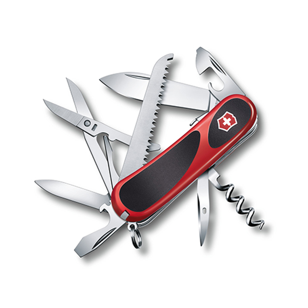 Складной нож Victorinox EVOGRIP S17 85мм/4сл/15функ/крас-черн /lock/штоп/ножн/пила Vx23913.SC - зображення 1