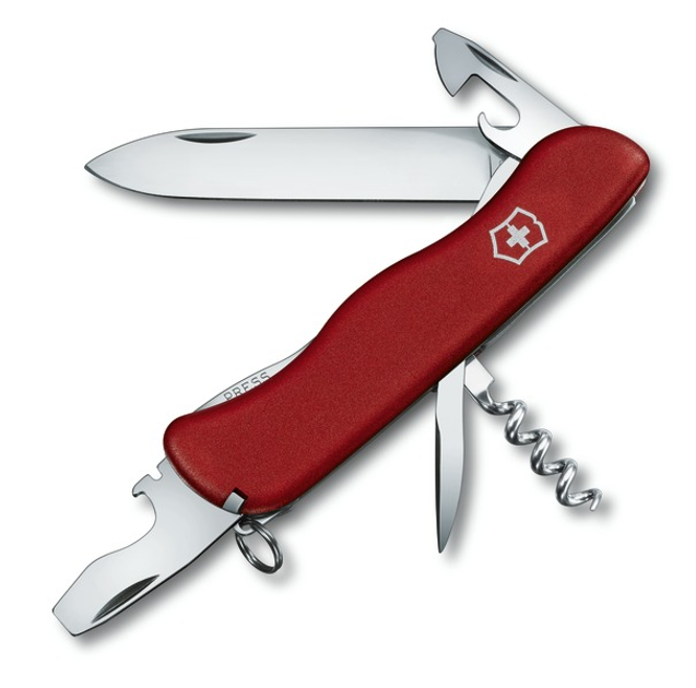 Складной нож Victorinox PICKNICKER 111мм/11функ/крас.мат /lock/штоп (блистер) Vx08353.B1 - зображення 1