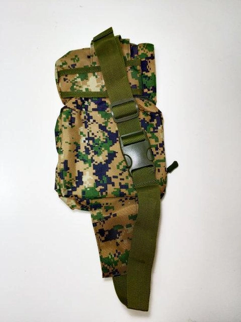 Рюкзак сумка тактическая военная Спартак N02210 Pixel Green - изображение 2