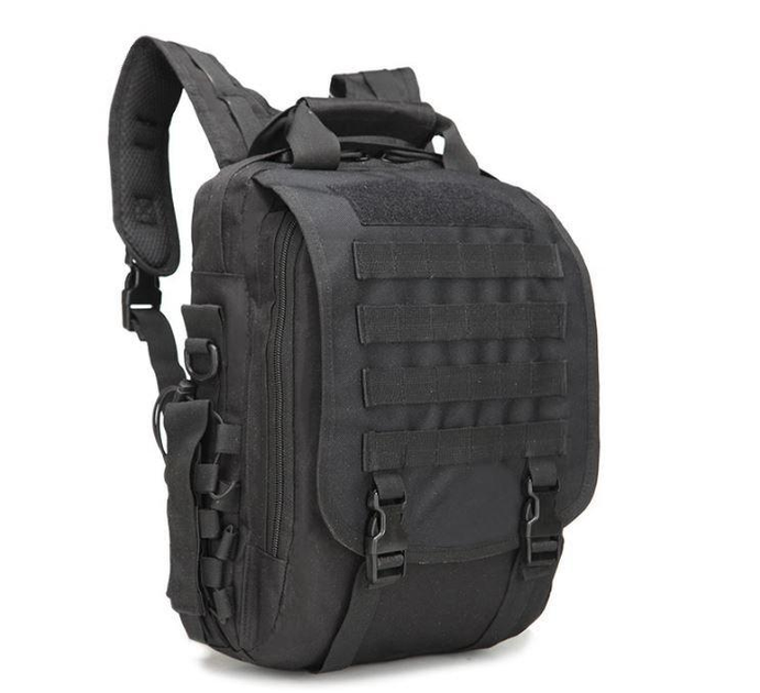 Сумка-рюкзак тактична TacticBag A28, 30 л – чорна - зображення 1