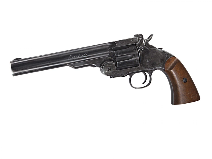 Револьвер пневматический ASG Schofield Pellets 6" Корпус - металл. 23702820 - изображение 1