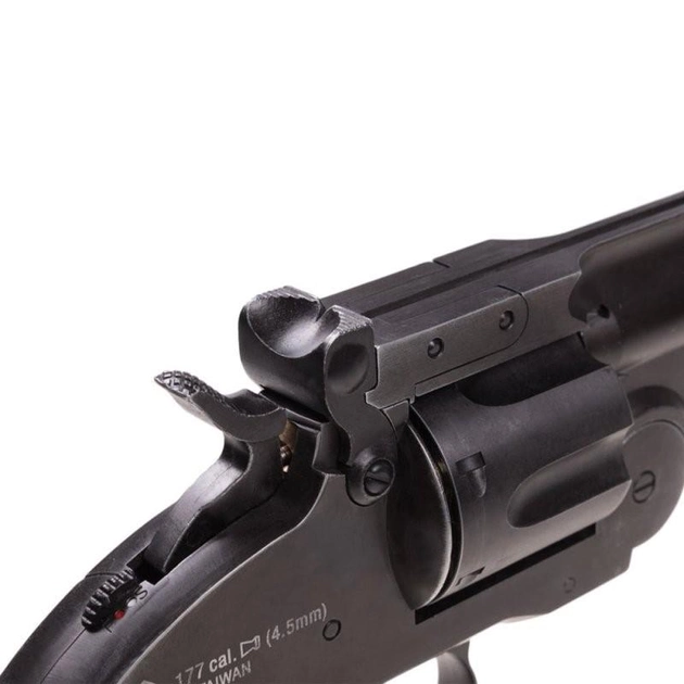 Пневматичний Револьвер ASG Schofield Pellets 6" Корпус - метал. 23702820 - зображення 3