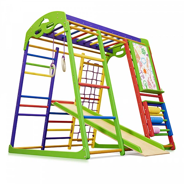 Детский спортивный игровой комплекс Baby Sport SB Юнга Дерево 132х124х130 см (Юнга) - изображение 2