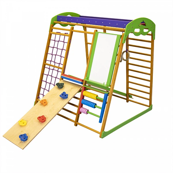 Детский спортивный игровой комплекс Baby Sport SB Карамелька Эко Разноцветный 132х124х130 см (1) - изображение 5