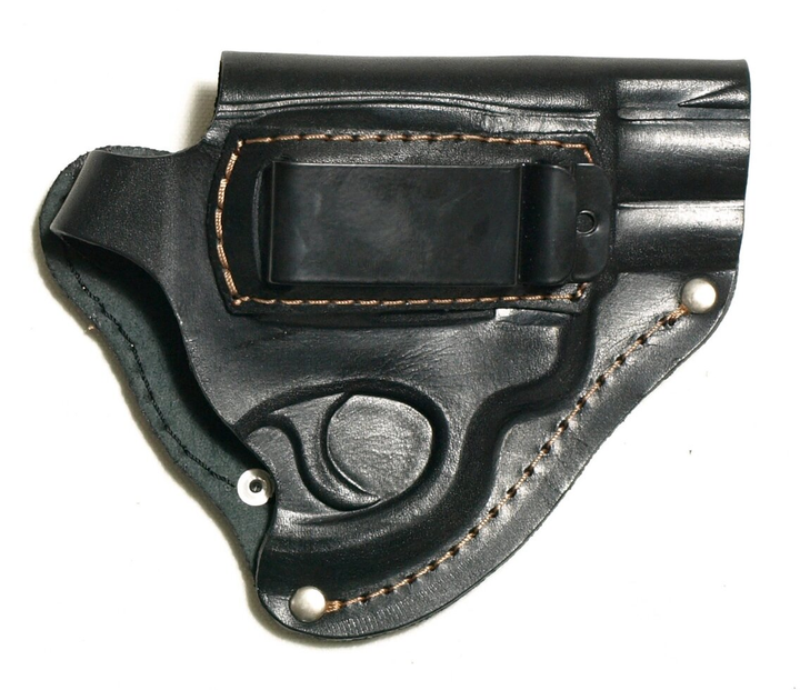 Кобура револьверы поясная натуральная кожа скрытое ношение (008) - изображение 1