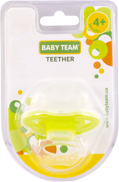 Фото - Погремушка / прорезыватель Baby Team Прорізувач-масажер   