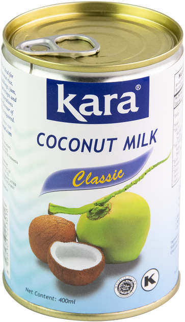 Молоко кокосовое Kara 17% 400 мл (8886303223016) - изображение 1