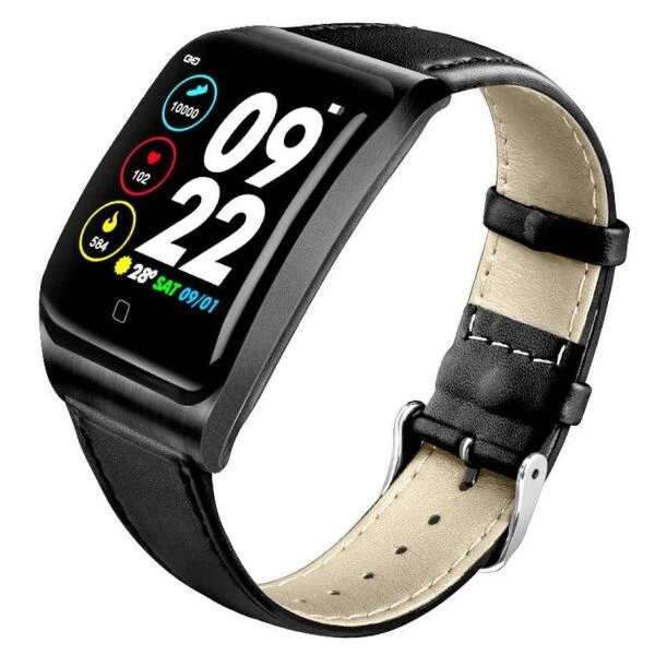 Фітнес браслет Smart Band ST E58 Тонометр + ЕКГ + ППГ Чорний (SBE58TEB) - зображення 4