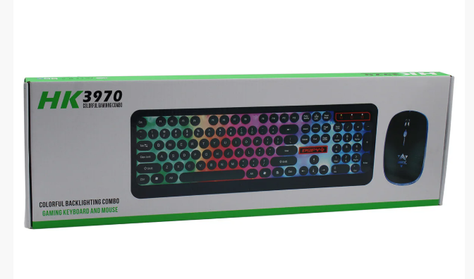 Комплект проводная Клавиатура и мышка LED GAMING KEYBOARD+Mouse HK3970 - изображение 6