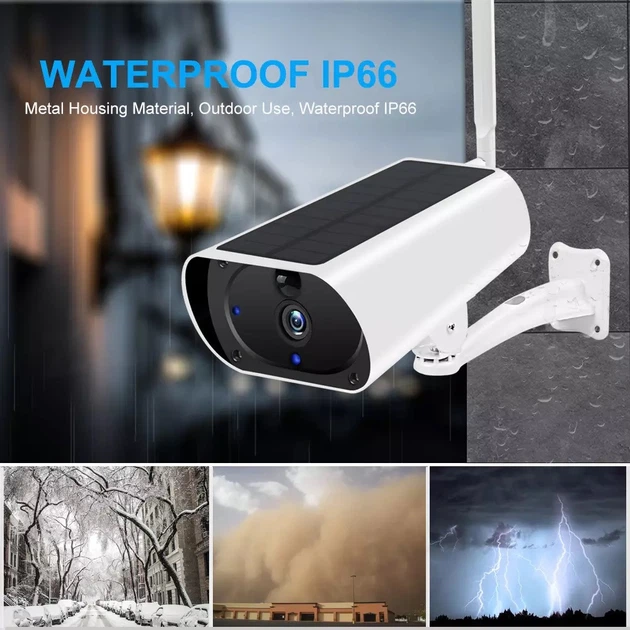 Багатофункціональна Камера відеоспостереження WI-FI Y9 з WIFI 2mp | C сонячною панеллю - зображення 8