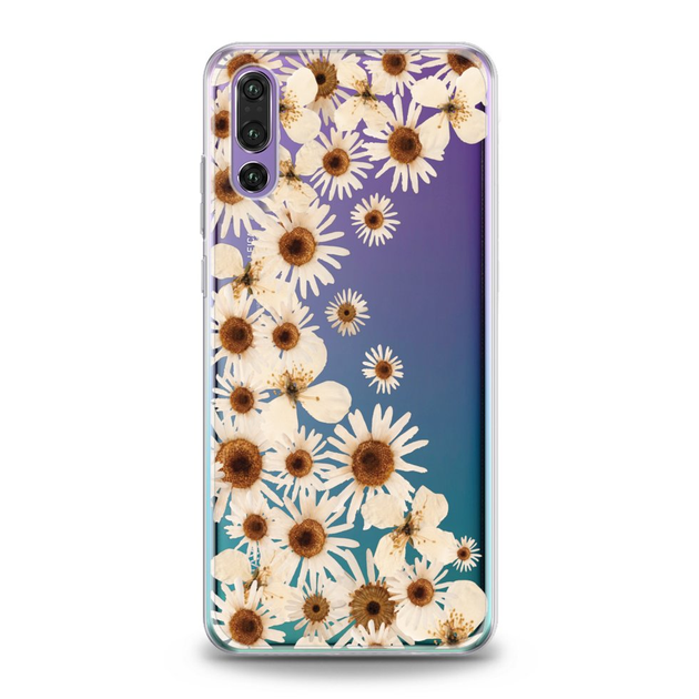 Чехол силиконовый для Huawei (Весенние ромашки) Honor Magic 2 хуавей ...