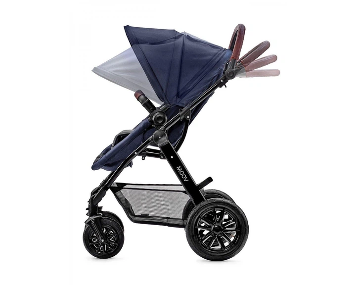 Универсальная коляска 3 в 1 Kinderkraft Moov Navy (KKWMOOVNAV00NC) - изображение 5