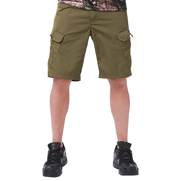 Тактические мужские шорты Lesko IX-7 Khaki размер L армейские форменные (SKU_4853-15907) - изображение 1