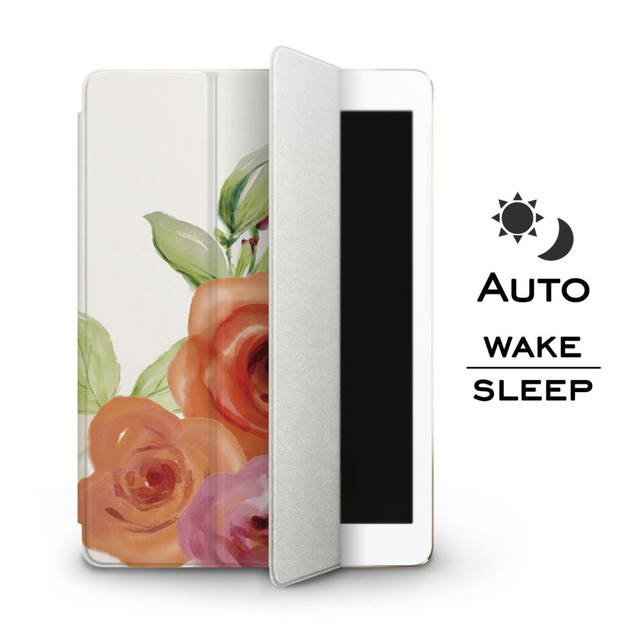 Чехол книжка, обложка для Apple iPad эпл айпад (Живописные розы) 7.9 ...