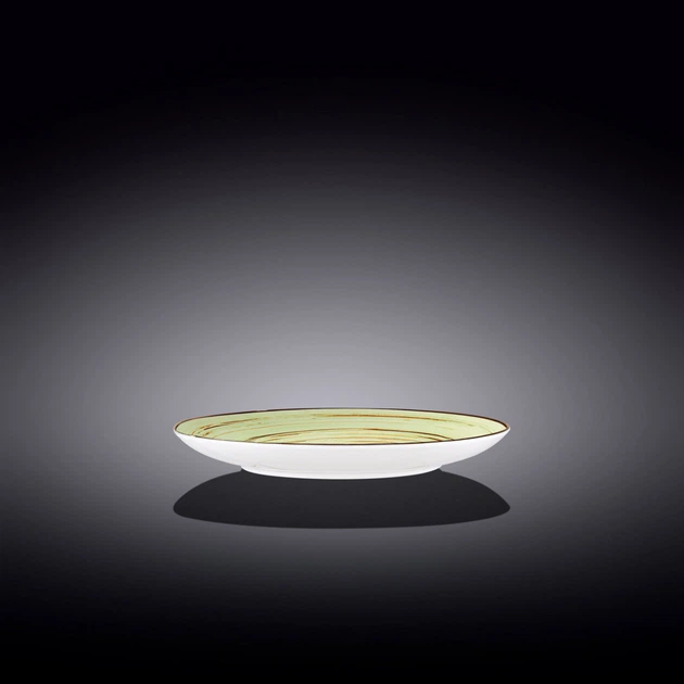 Тарелка десертная Wilmax Spiral Pistachio 18 см WL-669111-A-YV - изображение 2