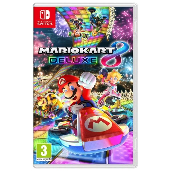 Игровая консоль Nintendo Switch Neon Blue-Red + Игра Mario Kart 8