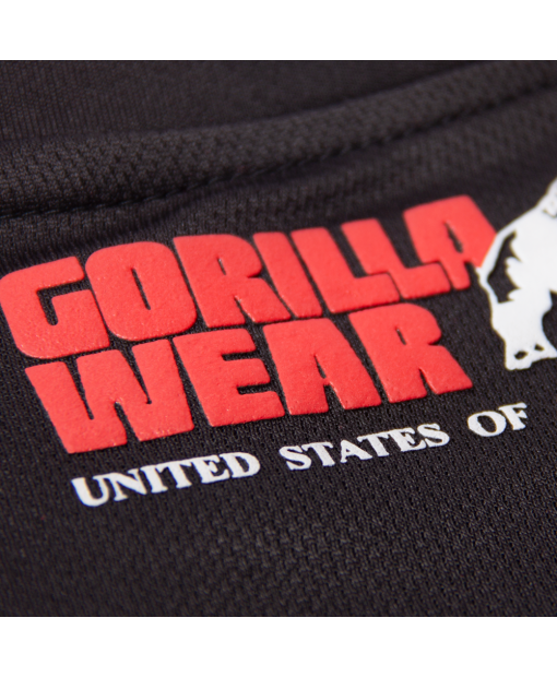 Футболка Gorilla Wear Performance T-shirt 2XL Черно-красная (9051590505) - Фото 4 Футболка Gorilla Wear Performance T-shirt 2XL Черно-красная (9051590505) - изображение 4