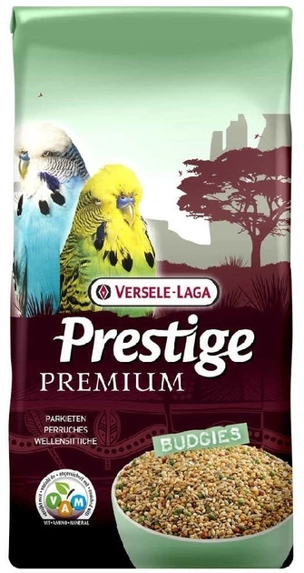Корм Versele-Laga Prestige Premium Вudgies зернова суміш для хвилястих папужок 1 кг (5410340216880) - Фото 1 Корм Versele-Laga Prestige Premium Вudgies зернова суміш для хвилястих папужок 1 кг (5410340216880) - зображення 1