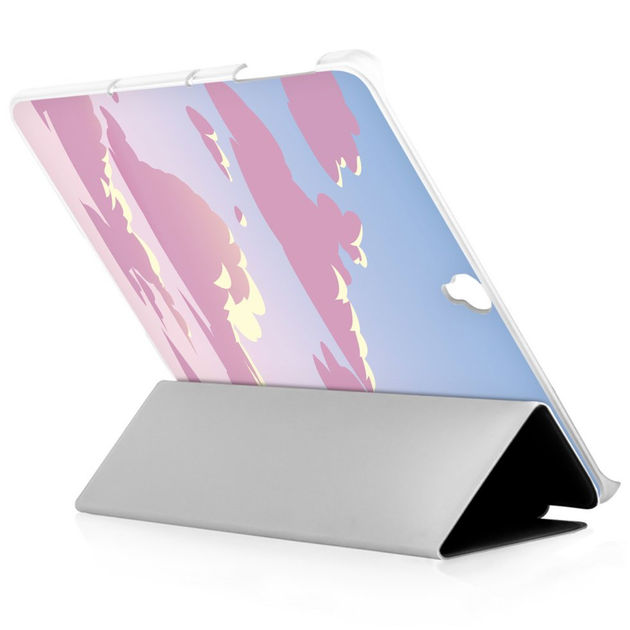Чехол книжка, обложка Lex Altern для Samsung Galaxy Tab (Розовые облака ...
