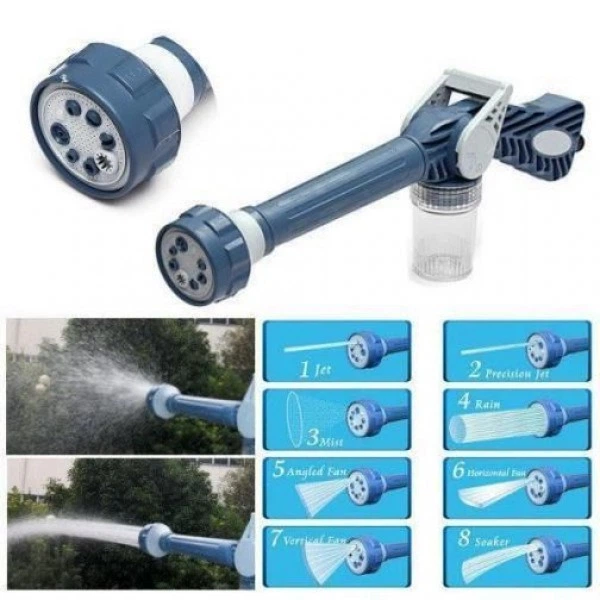 Насадка многофункциональная для воды multi-function spray gun Водомет Универсальная (АС - ОК 0976) - изображение 7